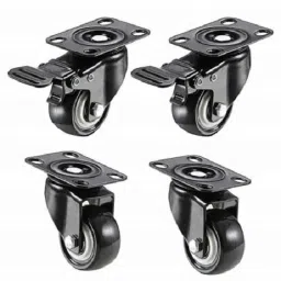 Implemental 2 inch Black Moving Castor Wheel Set-18