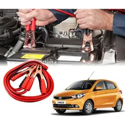 Auto Pearl 500Amp 5m Red Car Auto Battery Booster Jumper Cables with Alligator Wire Clamp for Tiago, Size: Free-37