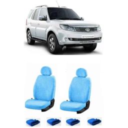 Oscar Sky Blue Aut-Sn-4583 Towel 1 Pcs\\Set Tata Safari Car Seat Cover-picture-7