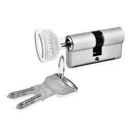 Dorset CL 406 SS 70mm Alloy Steel Silver Satin Finish Euro Profile Pin Cylinder Lock-image-6