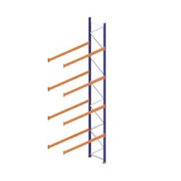 Godrej Ground Plus 4 Layers Steel Selective Pallet Racking, Max Load Capacity: 8000kg, Add on Unit: 7000x2700x800mm (HxWxD)-picture-12