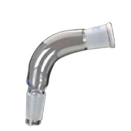 Glassco 14/23 Boro 3.3 Glass Plain Bend Receiver Adapter Without Vent, 025.202.00-13