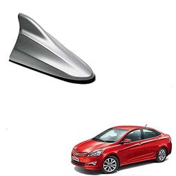 Auto Pearl ABS Silver Universal Replacement Shark Fin Car Roof Antenna For Hyundai Verna Fluidic 4S-image-26