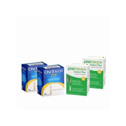 OneTouch 100 Pcs Verio Diabetes Test Strips &a; 50 Pcs Delica Plus Lancet Combo-14