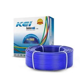 KEI 4 Sqmm Single Core Homecab FR Blue Copper Unsheathed Flexible Cable, Length: 90 m-image-99