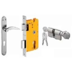 Dorset ML Series Hannah 70mm Stainless Steel Door Handle Lock Set with Knob &a; Key, ML HA (Pack of 3)-picture-22