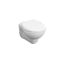 InArt Ceramic White Wall Hung Round Water Closet with Hydraulic Seat Cover-image-65