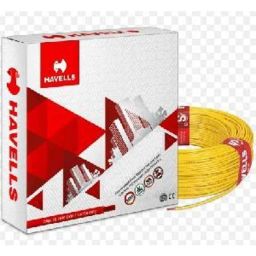havells HavellsLife Shield WHFNZNYF11X0 HFFR Insulated Flexible Cable Single Core 1 Sq. mm 200m - Yellow-picture-40