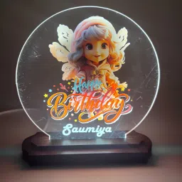 Customized Birthday LED Table Lamp for Kids – Personalized Acrylic Night Light Table Lamp-21