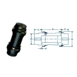 Fenner Essex F0100 ES Jaw External Spider Spacer Coupling, Pilot Bore, DBES: 140mm-image-25