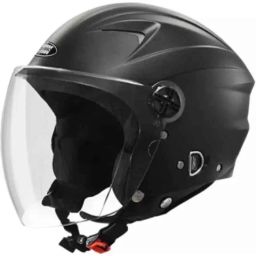 Studds Ray Expanded Polystyrene Black Open Face Open Face Helmet, Size: Medium-picture-19