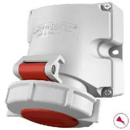 Mennekes 9382 Standard 32 A Wall Mounted Receptacle 5p 400V-picture-1