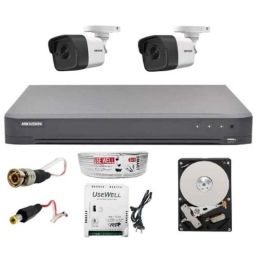 Hikvision 4K Full Hd 8MP Cctv Combo With 4 Channel Dvr with 2 Bullet Camera-47