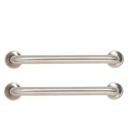 Implemental 12 inch Stainless Steel Silver Bathroom Grab Bar (Pack of 2)-image-24