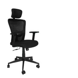 OOlive Eagle OC110 Breathable Fabric Mesh Black Adjustable Height Executive Office Chair with Back Support, OCEAHB0120-10