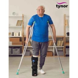 Tynor D51ACZ Steel &a; Nylon Black Air Walker Boot, Size: S image 5