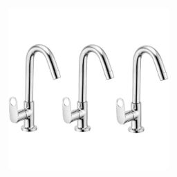 Fastgear Prime Brass Chrome Finish Silver Sink Tap, FG2019 (Pack of 3)-17