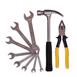 Visko 805 10 Pieces Multicolor Home Tool Kit Set-18