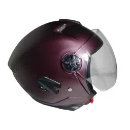 Redsun Cove PVC Purple Open Face Girls Motorbike Helmet-23