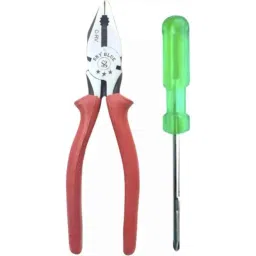 Sky Blue C-RV Plier &a; 8 inch 2 in 1 Screwdriver Lineman Plier Combo-picture-49