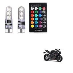 Kozdiko 2 Pcs T10 LED RGB Bike Interior Fancy/Parking Remote Control Light Set for Yamaha YZF R1-picture-34