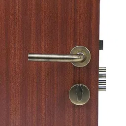 Homexpert Rose LB-1106 Stainless Steel Antique Brass Finish Cylindrical Plate One Side Key Mortise Door Lock Set-picture-28