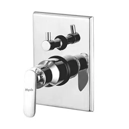 Mysis M-SD-33 Speed Brass Chrome Finish 4 Way Hi Flow Diverter-image-9