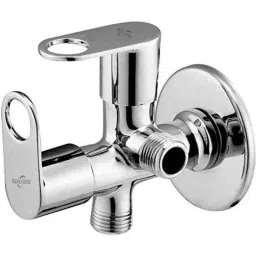 Neelkund Opal Prime Brass Silver Chrome Finish 2 Way Angle Valve with Twin Elbow Valve for Bathroom &a; Kitchen-9
