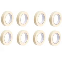 Senkiddpro 24mmx20m Paper Beige Multi Use Masking Tape (Pack of 8)-33