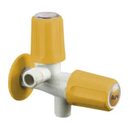 Ruhe Gold Round PTMT Ivory 2 in 1 Double Handle Angle Valve, 15-0609-picture-25