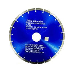 Jon Bhandari 300x3x50mm Premium Segmented Marble &a; Granite Cutting Blade for Marbles, Granites &a; Various Stones, MB12-22