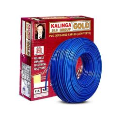 Kalinga Gold 2.5 Sq mm Blue FR PVC Housing Wire, Length: 90 m-image-90