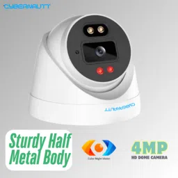 Cybernautt CNI-D4M2LVHMP 4MP HD Metal Dome Network IP Camera with Colour Night Vision, Human Detect, Motion Detect, Two Way Audio &a; NVR Enabled image 4