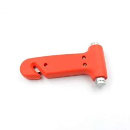 Deodap 2-in-1 Plastic &a; Metal Car Safety Anti Skid Hammer with Seat Belt Cutter, 9393 (Pack of 10)-31