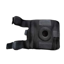 Kudize Neoprene Open Patella Hinged Black Knee Brace with 3 Velcro Strap, Size: XXL-12