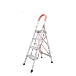 iBELL JY104 150kg 4 Step Aluminium Heavy-Duty Foldable Ladder with Anti-Slip Wide Pedals-8