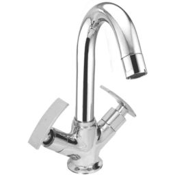 IRIS Passion Brass Chrome Finish Center Hole Basin Mixer-25