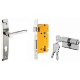 Dorset ML Series Art 60mm Stainless Steel Patina Finish Door Handle Lock Set with Both Side Key Cylinder (Pack of 3)-picture-35