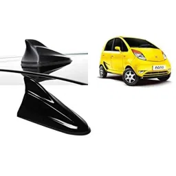 Auto Pearl ABS Black Universal Replacement Shark Fin Car Roof Antenna For Tata Nano-picture-21