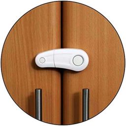 Safe-O-Kid 9.3cm White Child Safety Cabinet Lock, SOK9LOC40P217 (Pack of 12)-image-90