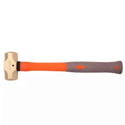 De Neers 2500g Non Sparking Beryllium Copper Seldge Hammer with Handle-picture-12