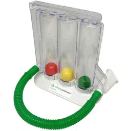 Sahyog Wellness Three Balls Breathing Respiratory Lung Exerciser with 1 Tube-image-63