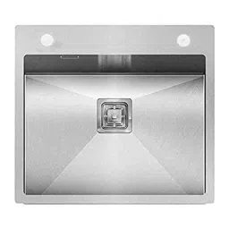 Arquin 24x18x10 inch Stainless Steel 304 Matt Finish Sqaure Handmade Tap Hole Single Bowl Kitchen Sink-image-76
