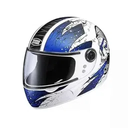 Studds Chrome D3 Decor Plastic White Full Face Helmet, Size: 580 mm-picture-48