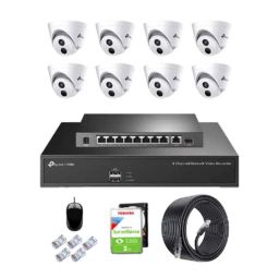 TP-Link VIGI C430I 3MP Indoor Network IP Combo Kit with 8 Channel NVR, 8 Cameras, 10 Port POE Switch, 2TB HDD, D-LINK 100M LAN Cable &a; Connectors-picture-26