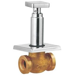 Oleanna Melody 1/2 inch Brass Silver Chrome Finish Garnet Quarter Turn Fitting Concealed Stop Cock-picture-28