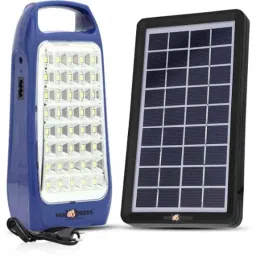 Pick Ur Needs 40 SMD LED Blue Rechargeable Home Emergency Light with Solar Panel, SLS-9111-picture-49