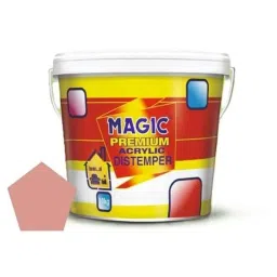 Magic Paints 1101 5kg Merrie Pink Matte Finish Acrylic Distemper Paint-60