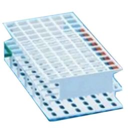 Abdos Delrin 40 Places White Polywire Rack, P20727 W-45