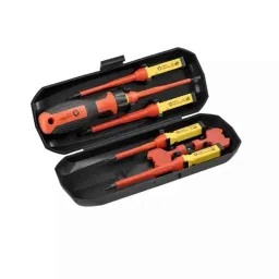 Hogert Technik HT1S998 Steel S2 Yellow &a; Red Screwdriver Set-picture-41